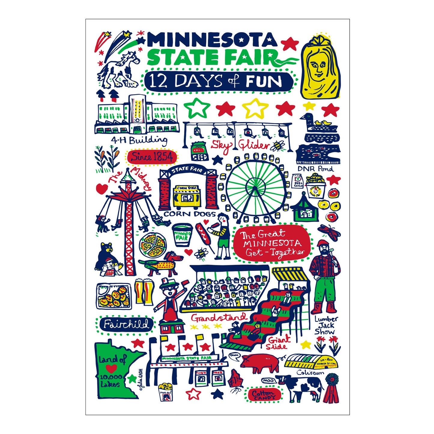 2026 Julia Gash 12"x18" Poster