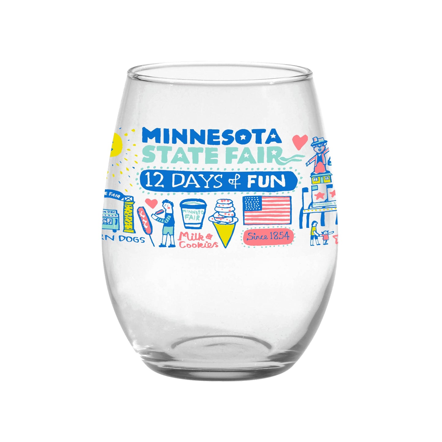 2023 Julia Gash 21oz. Stemless Wine Glass