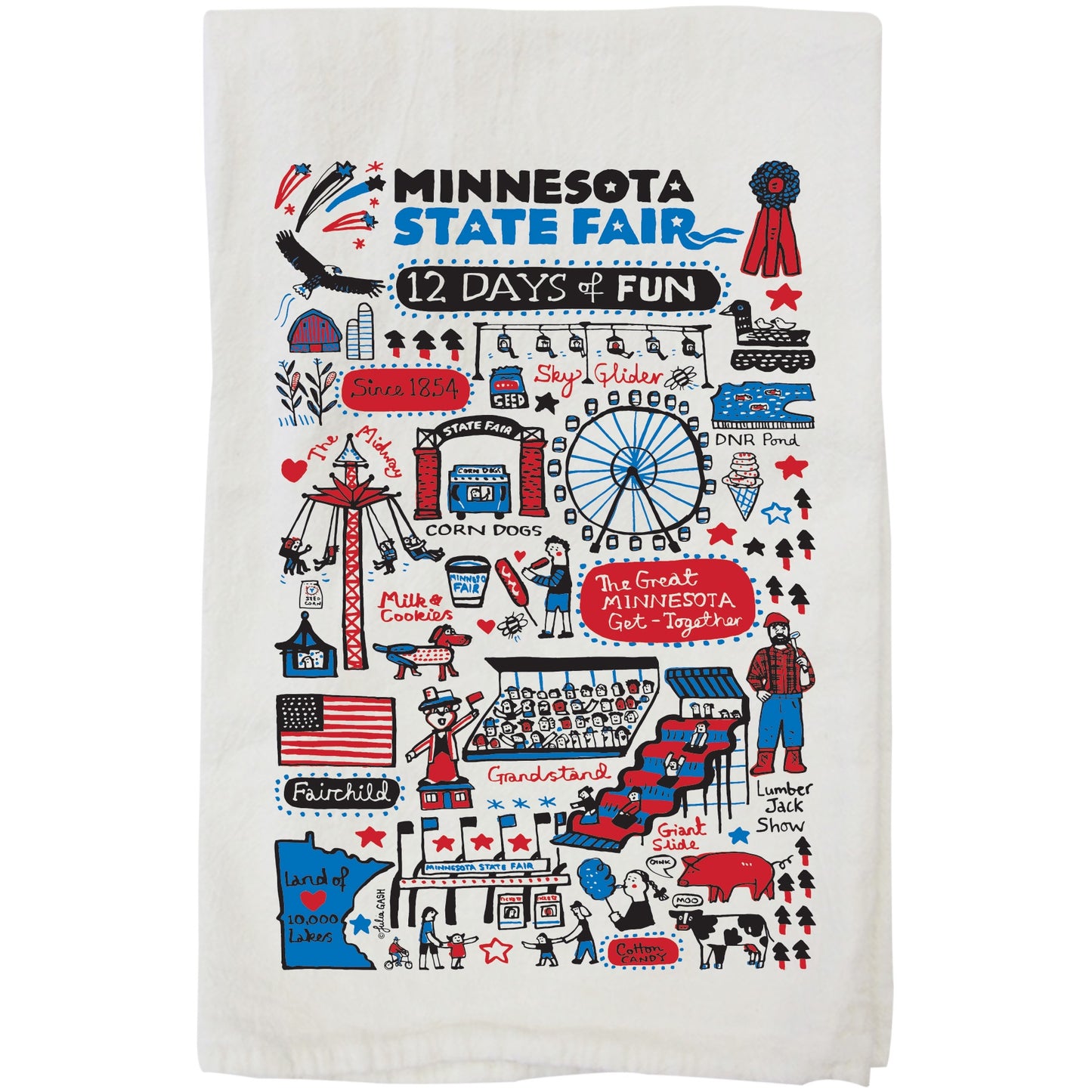 2024 Julia Gash Tea Towel