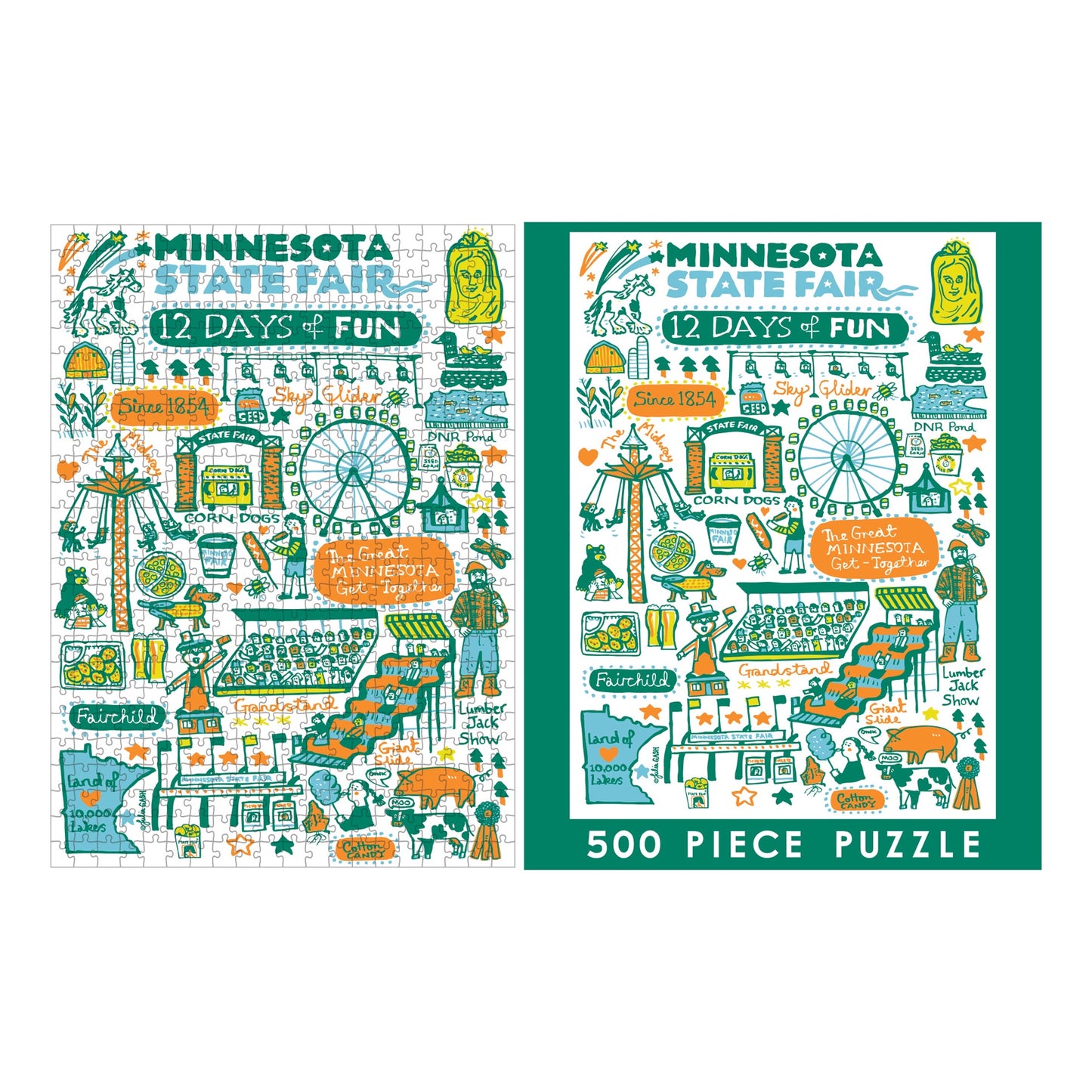 2025 Julia Gash 500 Piece Puzzle