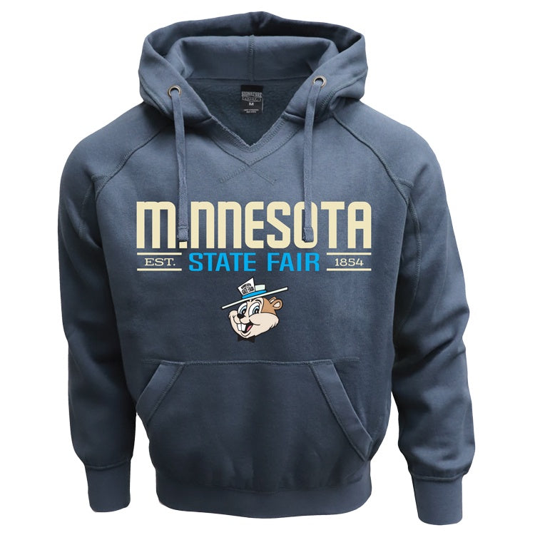 Signature Concepts Excursion Raven V-Notch Hooded Sweatshirt