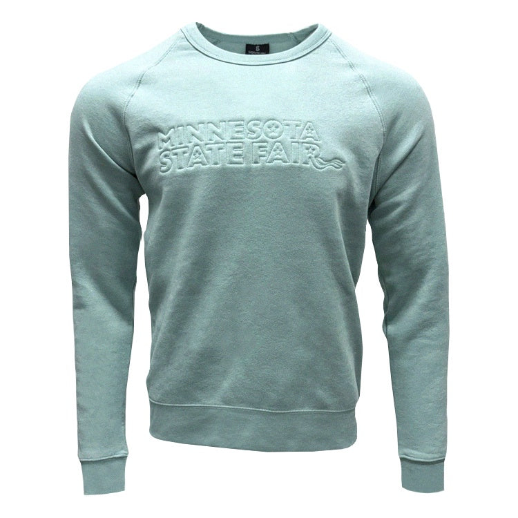 Signature Concepts Triple Stitch Aurora Unisex Sponge Fleece Crew