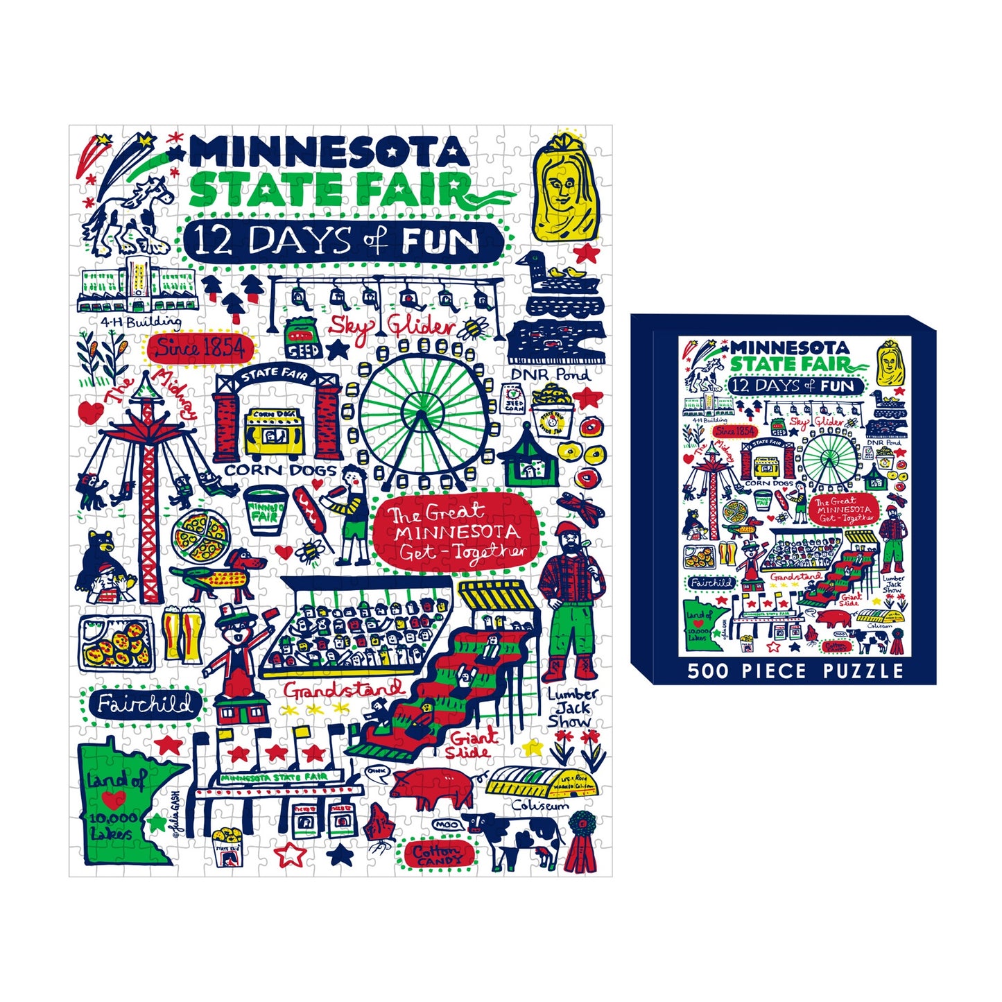 2026 Julia Gash 500 Piece Puzzle