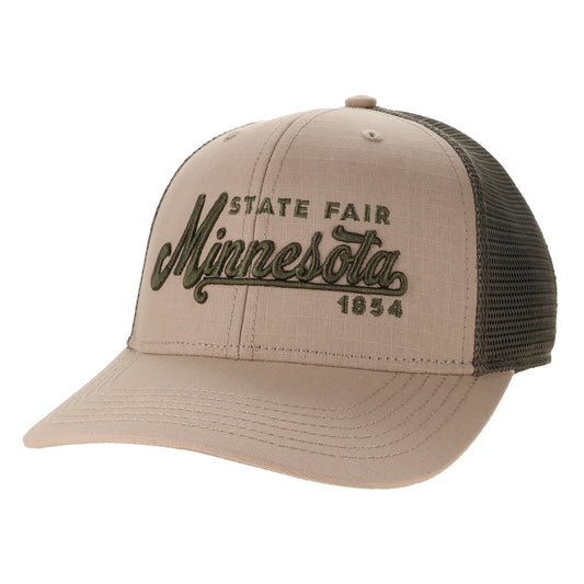 Khaki/Olive Script Cap