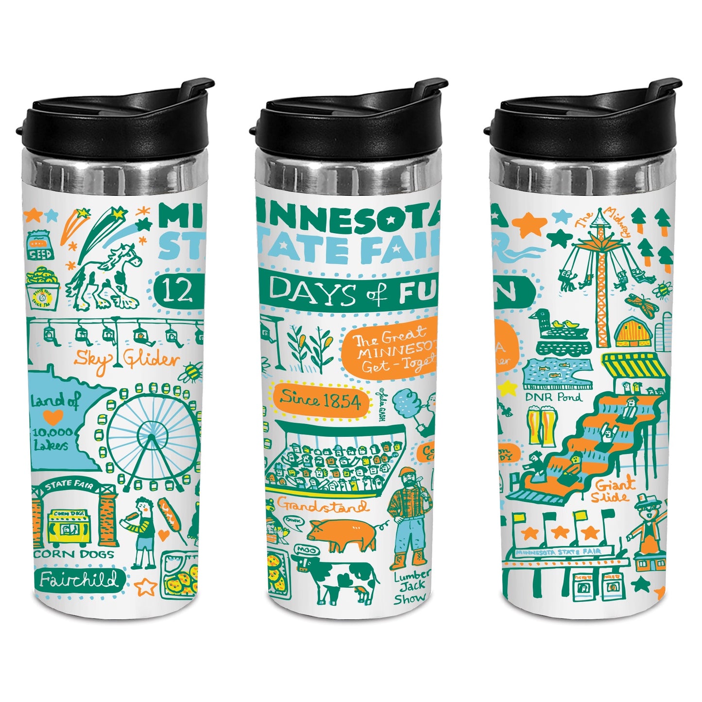 2025 Julia Gash 14oz. Stainless Steel Tumbler