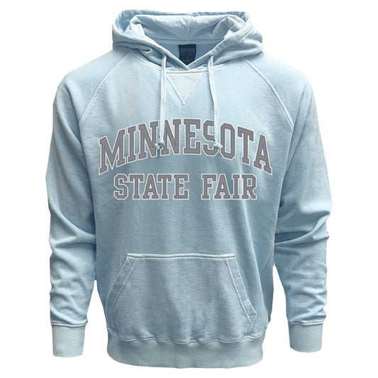 Signature Concepts Bean Stitch Midway Garment Dyed French Terry Hooded Sweatshirt