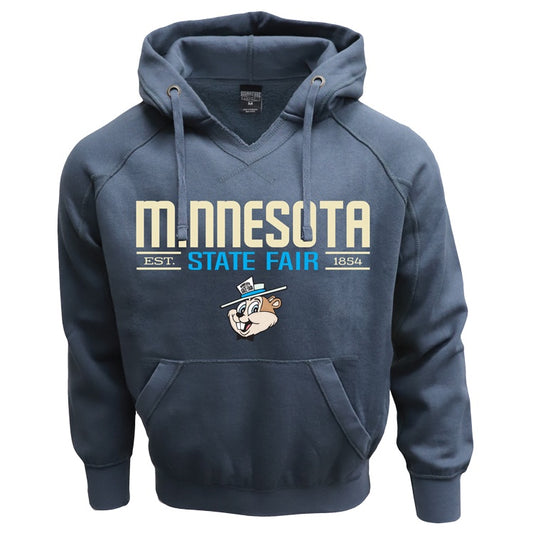 Signature Concepts Excursion Raven V-Notch Hooded Sweatshirt