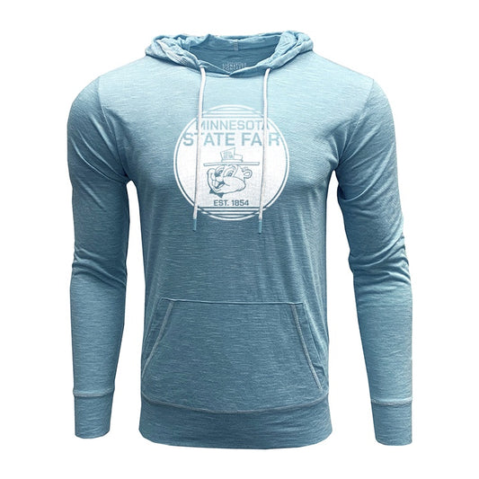 Signature Concepts Fairchild Circle Vermilion Lightweight Hooded Long Sleeve T-Shirt