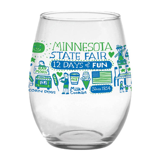 2022 Julia Gash 21oz. Stemless Wine Glass