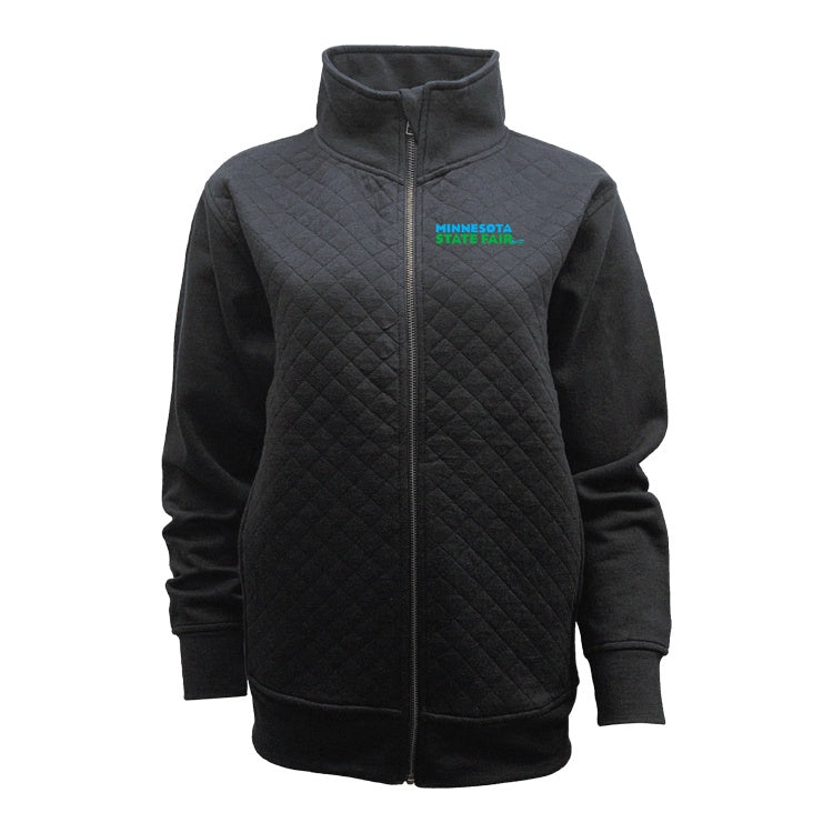 Signature Concepts Cascade Ladies Full Zip Quilted Sweatshirt