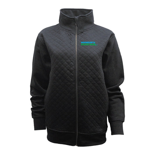 Signature Concepts Cascade Ladies Full Zip Quilted Sweatshirt