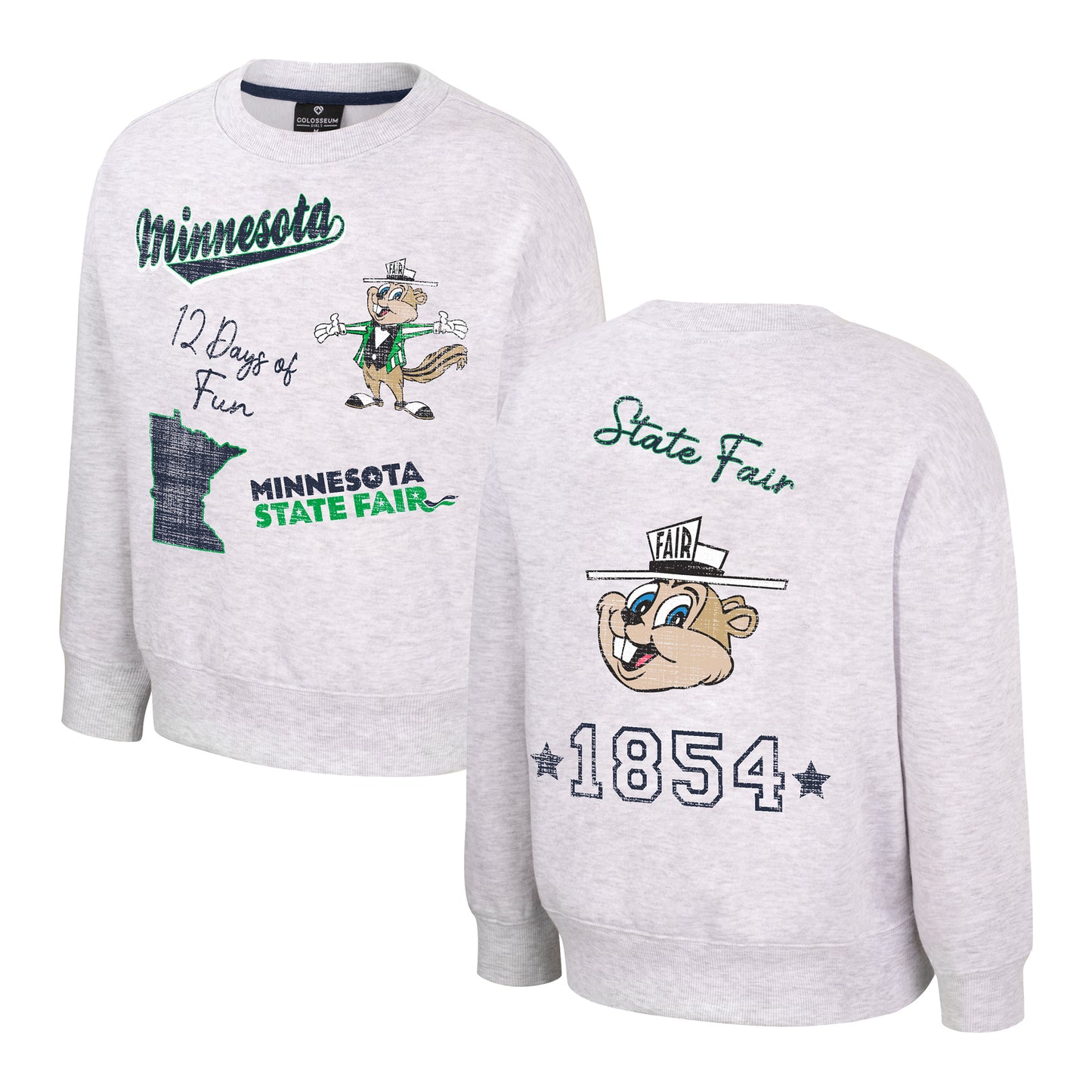 2026 Colosseum Youth Coco Crewneck Sweatshirt